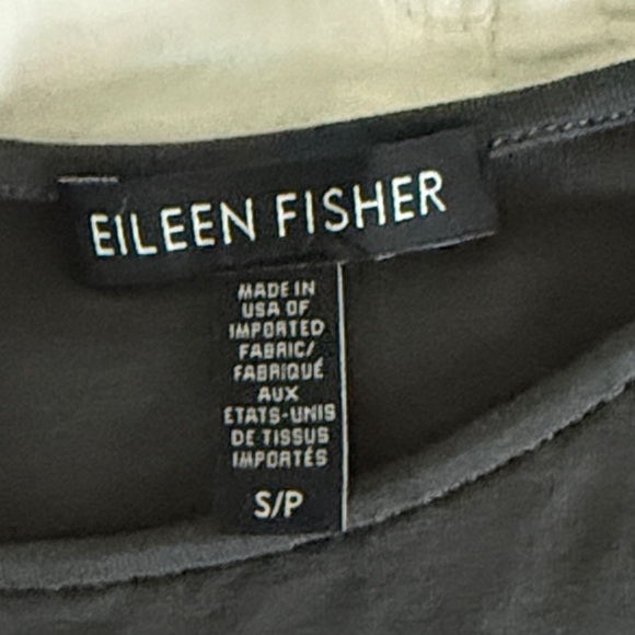 Eileen Fisher Classic dark gray Tank Top size SP viscose/spandex - Picture 2 of 4